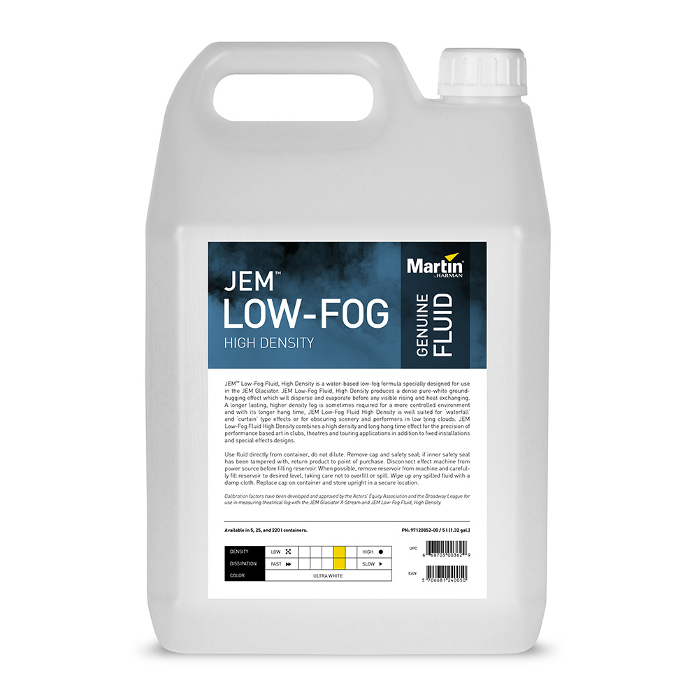 JEM Low-Fog Fluid, High Density 5L