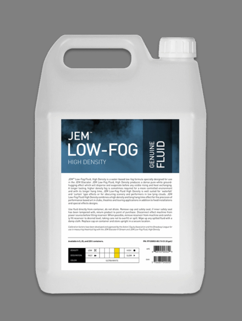 JEM Low-Fog Fluid, High Density 5L